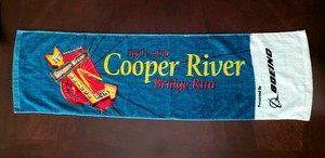 39th Anniversary Cooper River Bridge Run Towel 2016 Charleston SC