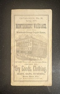 IL Illinois Chicago Montgomery Ward Department Store Mail Order Catalog 1877