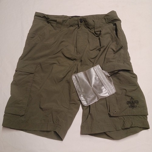 Boy Scouts Of America Cargo Shorts Adult Medium Centennial Uniform - 第 1/13 張圖片
