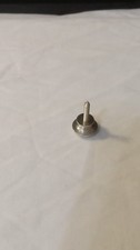 Silver Metal Guitar Strap Button with Screw for Electric, Acoustic, Bass Guitar