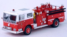 Iconic Replicas Ward LaFrance Fire - San Fran Fire Red/White 1/87 HO 87-0649