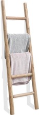 SwallowLiving 57in Blanket Ladder, Solid Wood Towel Ladder, Decorative Ladder