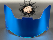 Visiera casco full size (solo display) replica/speed/flex compatibile blu polvere