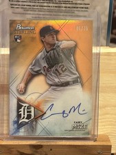 2021 Bowman Sterling - Rookie Autographs Casey Mize #BSRA-CM Orange Refractor...