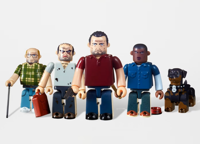 KUBRICK Grand theft auto Ⅴ medicom toy Grand Theft Auto V 5 Kubrick Figure Set Franklin Michael Trevor