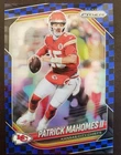 2025 Panini Prizm Black And Blue Checkerboard SSP PATRICK MAHOMES #26 Chiefs