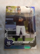 2026 Topps Now Yankees Road To Opening Day Anthony Volpe Blue Parallel /150