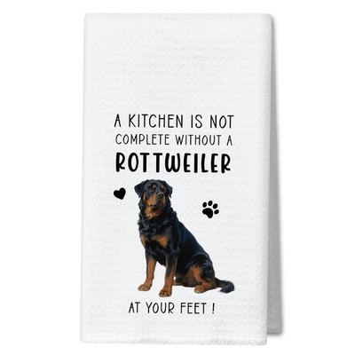 Rottweiler Kitchen Towels Decorative Hand Tea Highly Absorbent 16x24 Inch