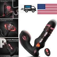 Thrusting Prostate Massager with Soft Silicone and Large Particle Surface Design