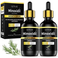 5 Minoxidil with Rosemary and Biotin for Men and Women Hair Growth,Beard Gro...