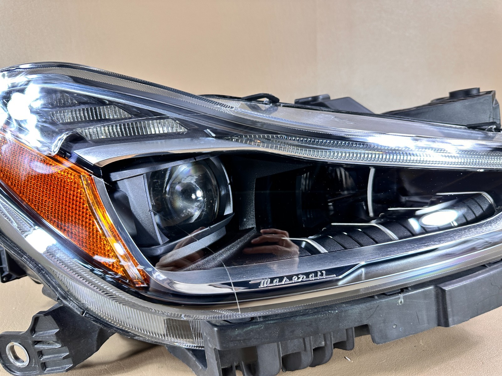 Mint! 2018-2024 Maserati Ghibli Right RH Chrome LED Headlight OEM 19 20 21 22