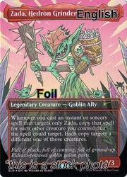 Zada, Hedron Grinder - Secret Lair Drop: Goblin Storm Foil #2423