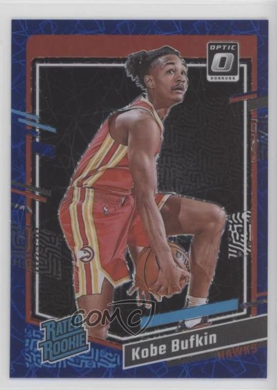 2023 Panini Donruss Optic Rated Rookie Blue Velocity Prizm Kobe Bufkin #220 11es