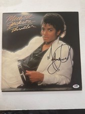 Michael Jackson SIGNED Thriller LP Album PSA/DNA LOA Certified Authentic