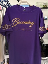 Becoming The Whole Woman (purple) sizes small...