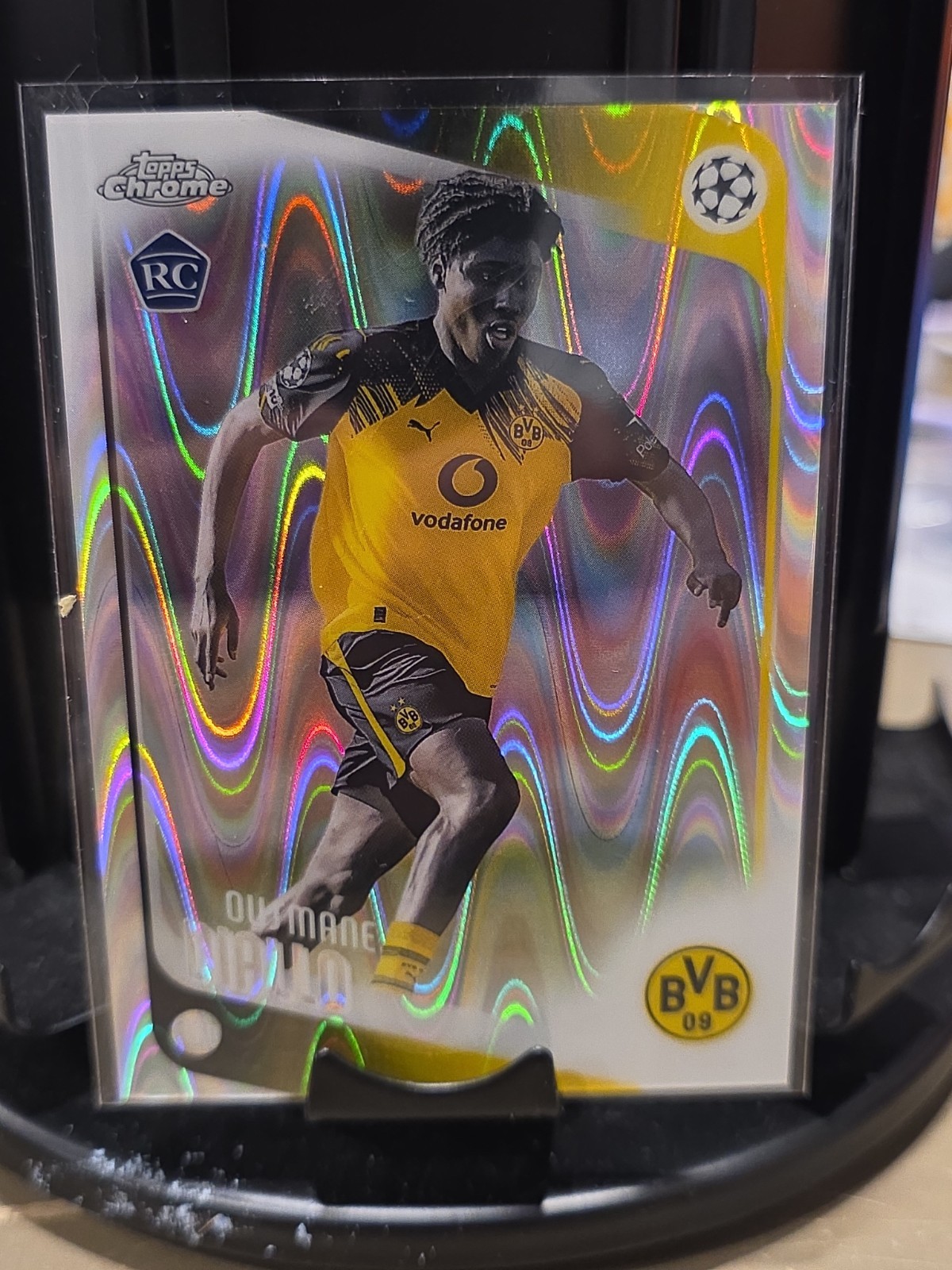 2025-26 Topps Chrome UEFA Club Ousmane Diallo Raywave Refractor #120 Rookie BVB