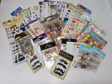 Huge Lot of Scrapbook Stickers Jolee's Sticko Recollection 4th of July Summer