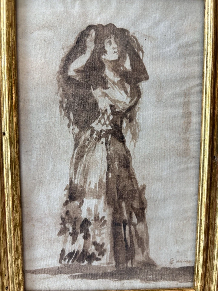 La duquesa de Alba peinándose, Eugenio Lucas Velázquez, romántico, España Foto 2 de 4