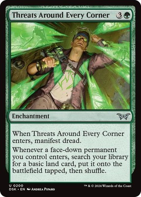 Magic Threats Around Every Corner Uncommon 200 Duskmourn: House of Horror Foi...