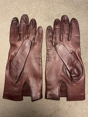 chinese dress ladies MRX Ladies Warm Winter Gloves Dress Thermal Lining Genuine Leather Brown, XL