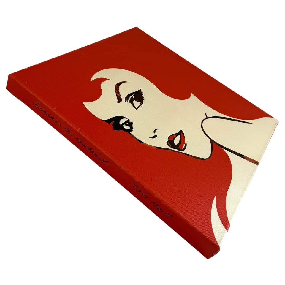 Impresión de arte pop sobre lienzo firmada por Jan Neil Blondie + la pelirroja Pin Up Vixen LEER Foto 3 de 4