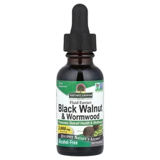 Black Walnut & Wormwood, Fluid Extract, Alcohol-Free, 1 fl oz (30 ml)