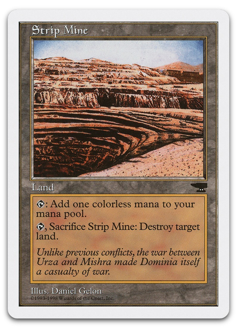 Strip Mine (HP) Anthologies ATH Magic MTG