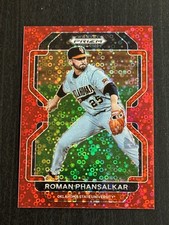 2022 Panini Prizm Draft Picks Roman Phansalkar #d /99 Oklahoma State LA Angels