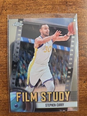 2025 Topps Chrome Basketball Film Study Stephen Curry #FS-7