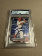 PSA 2025 Bowman 1st Chrome JJ Wetherholt Autographed Card