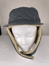 L.L. Bean Hat Trapper Fitted Mens L/XL Gray Down Insulated Ear Flap Ski Winter