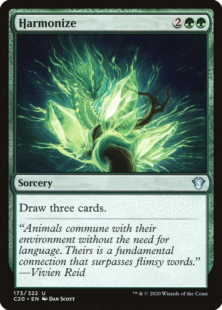 2020 Magic: The Gathering: Commander 2020 - Harmonize (#173, U, Near Mint)