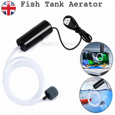 Fish Tank Aerators USB Aquarium Oxygen Air Pump Portable Mini Small Oxygenator