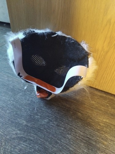Ferret Themed Therian Mask With Fur, Moveable-tongue, Felt, And More. - Picture 7 of 15