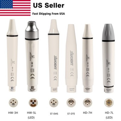 【USA】Dental Ultrasonic Piezo Scaler Handpiece LED Fit EMS/ SATELEC