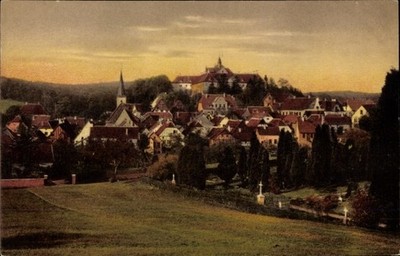 Postcard Bad Iburg am Teutoburg Forest, landscape shot, picturesque... - 11313121