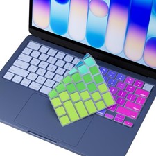 ProElife Keyboard Cover for MacBook Neo 13 Inch A18 Pro A3404, Rainbow US Layo