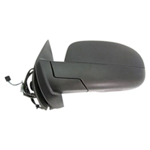 Black Power Flat Driver Side Door Mirror Heated 128-00877L OE