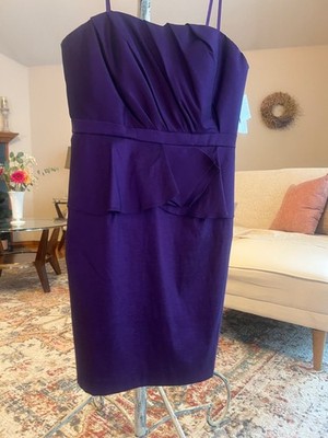 aidan mattox cocktail dress with peplum Aidan Mattox Long Formal Sleeveless Peplum Dress