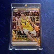 2024-25 Panini Photogenic First Night Wedges Rookie Dalton Knecht #12 /49 Lakers