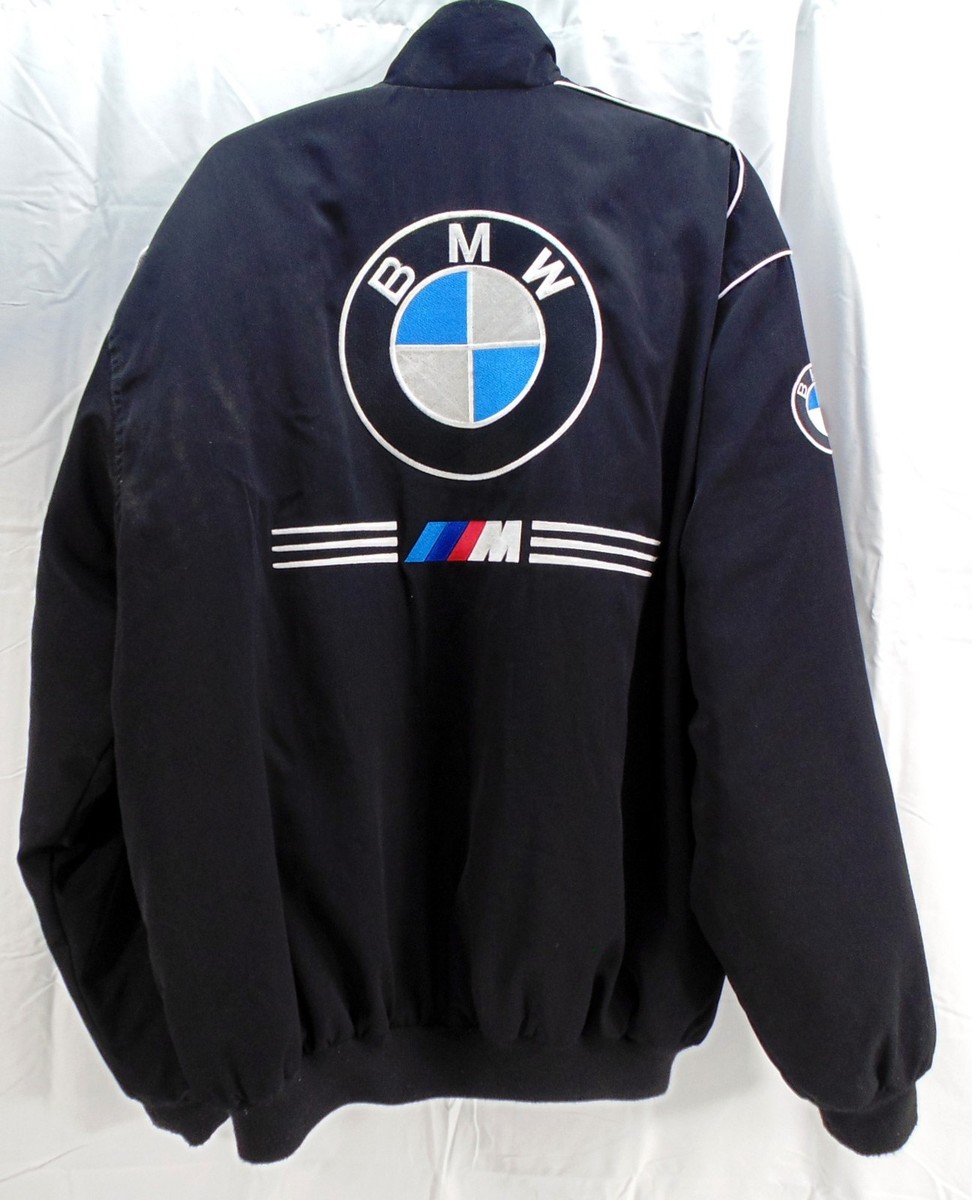 BMW M Power Black Men's XXXL Motorcycle Racing Zip Up Jacket | eBay