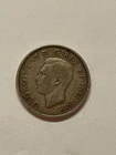 Canadian 25 Cent Coin 1939
