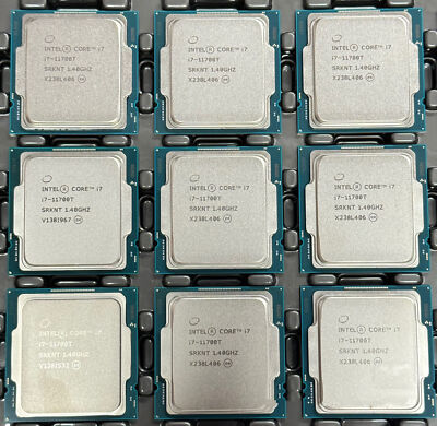 Intel Core i7-11700T 8-core 16-thread 35W 1.40GHz LGA-1200 CPU processor