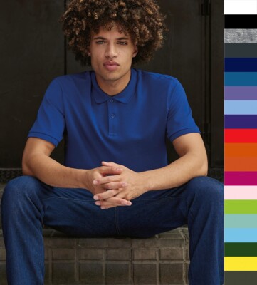3 Stück Set B&C Herren Inspire Poloshirt organisch Baumwolle S bis 3XL Classic F