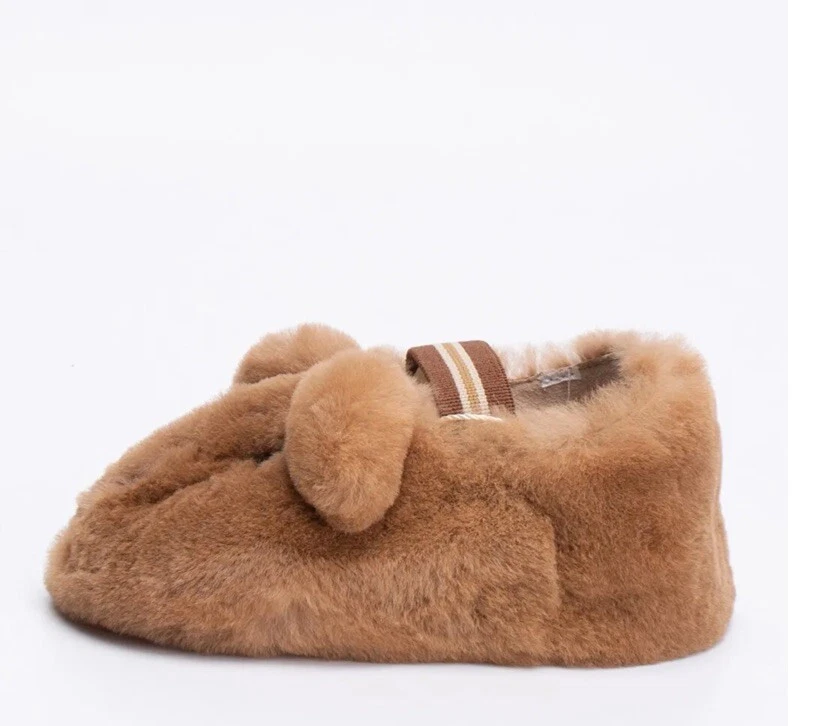  Zapatos FENDI ROMA Bebé Piel Visón Conejillo de Indias Mary Jane US2.5 EU18  Foto 3 de 4