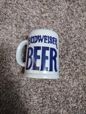 ANHEUSER BUSCH BUDWEISER BEER STONEWARE STEIN MUG  Made In Japan Vintage