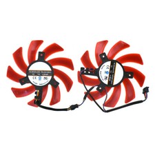 2pcs/Set 85mm Fan for XFX RX480 550 560 560D 570 GPU Graphics Video Cooling 4pin