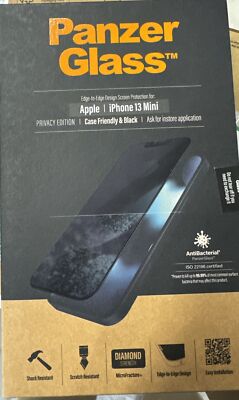 ORIGINAL PANZERGLASS  DISPLAYSCHUTZ SCHUTZGLAS IPHONE 13 MINI PRIVACY #A1.3