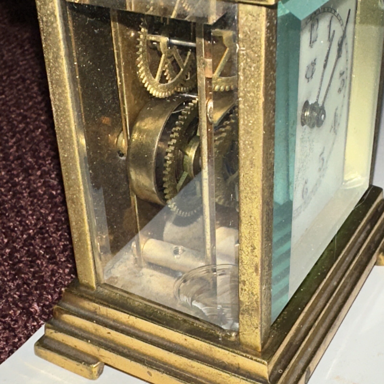 Antique Waterbury Time And Alarm Carriage Clock eBay