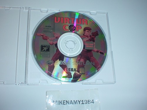 VIRTUA COP game disc only Not for Resale version- SEGA SATURN system